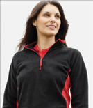 Quarter Zip Microfleece Warm-up Top